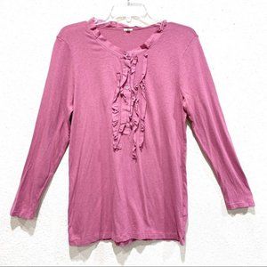 on sale..2/$30….J.Crew Tissue  Long Sleeve Tee